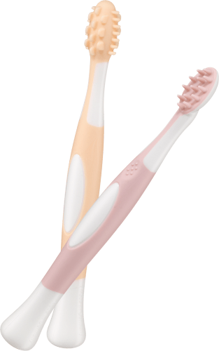 Zahnpflege-Lernset rosa-orange, 2 St