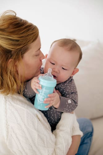 260 Monate, pastelblau, ml, 0-6 1 Anti-Colic Babyflasche St