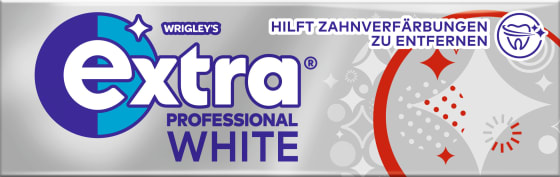 Kaugummi Extra Professional White, 10 zuckerfrei, St