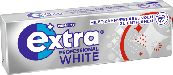 Extra Kaugummi White, zuckerfrei, Professional St 10