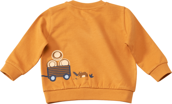 Sweatshirt mit Traktor-Applikation, 74, St braun, 1 Gr