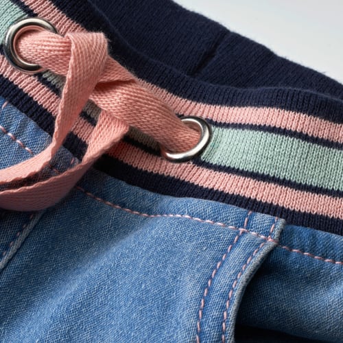 Jeans mit schmalem Schnitt & blau, Gr. Kordel, 92, 1 St