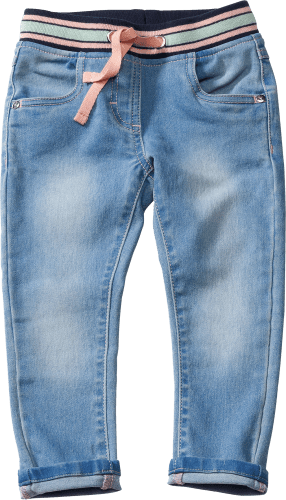 Jeans mit schmalem Schnitt & Kordel, blau, Gr. 104, 1 St
