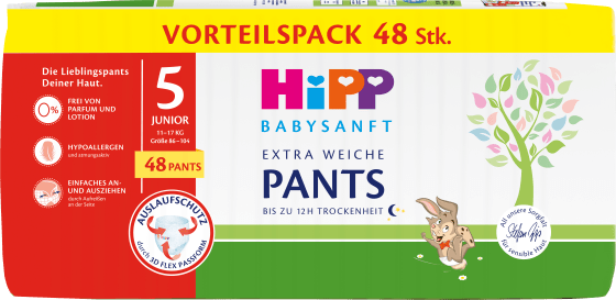 (11-17 Pants Baby kg), St 5 Gr. 48 Doppelpack,