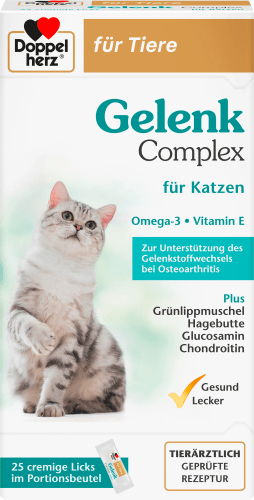 Nahrungsergänzung Katze, Gelenk Complex (25 g 250 Stück)