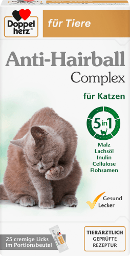 Nahrungsergänzung Katze, Anti 250 g Hairball Stück), Complex (25