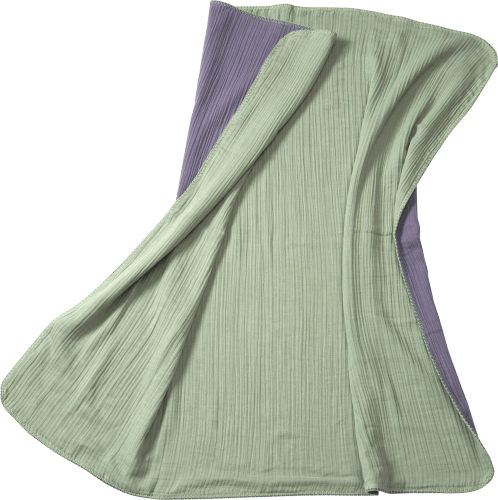 Decke aus Musselin, cm, grün, ca. 1 x 100 100 St