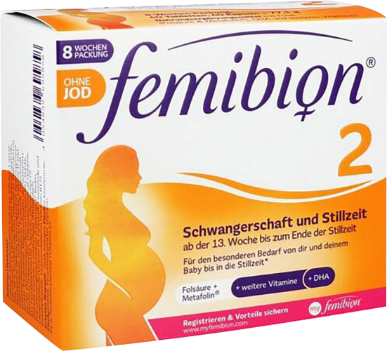 Schwangerschaft & Stillzeit Kapseln, 2, St ohne und Tabletten Jod 120 60 60