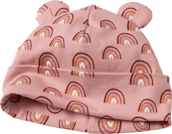 Mütze Pro Climate mit Regenbogen-Muster, rosa, Gr. 42/43, 1 St