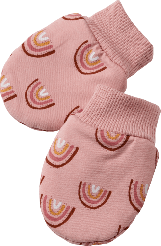 Handschuhe Pro Climate Regenbogen-Muster, rosa, mit St 1