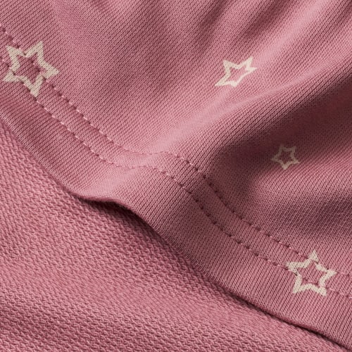 98, Sweatshirt 1 St rosa, Gr. Sternen-Muster, mit