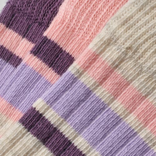 Socken mit Ripp-Struktur, rosa, Gr. 31/33, 3 St