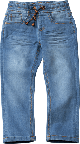 Jeans mit geradem Gr. Stretch, St blau, 1 122, Schnitt 