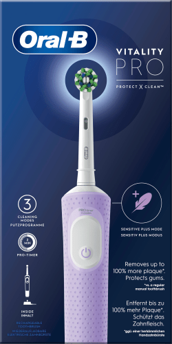 Elektrische Zahnbürste Vitality PRO lilac, 1 St