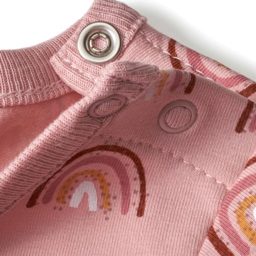 mit Kleid Pro rosa, 1 74, Climate St Gr. Regenbogen-Muster,