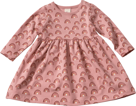 Kleid Pro Climate mit Regenbogen-Muster, rosa, Gr. 104, 1 St