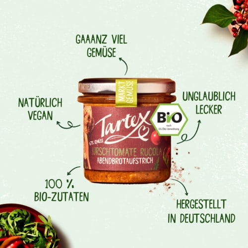 Brotaufstrich, Kirschtomate Rucola, 135 g