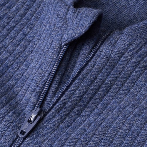 Schlafanzug inRipp-Struktur, blau, 62/68, 1 Gr. St