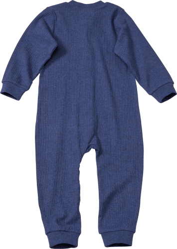 Schlafanzug inRipp-Struktur, blau, 62/68, 1 Gr. St