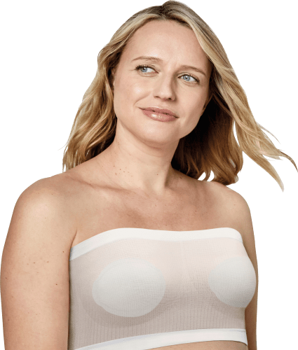 Ultraleichtes Brustband weiß, Gr. St 1 L/XL