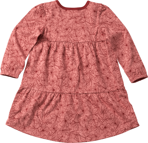 mit St Gr. Kleid Blumen-Motiv, 110, rosa, 1