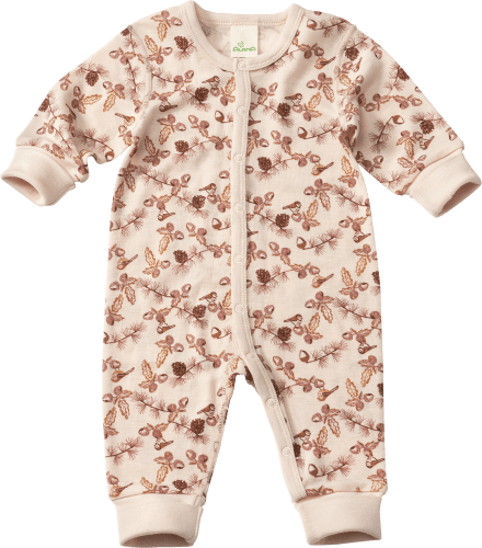 Schlafanzug aus Merinowolle, beige, Gr. 62/68, 1 St | Kinderunterwäsche & -schlafanzüge