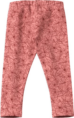 104, rosa, mit St Thermo-Leggings Gr. Blumen-Muster, 1