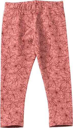 Thermo-Leggings mit Blumen-Muster, rosa, Gr. 104, 1 St