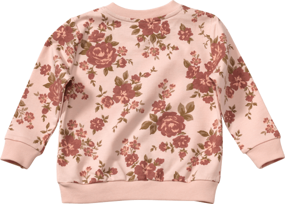 Sweatshirt Pro Climate mit rosa, Gr. 110, 1 St Rosen-Muster