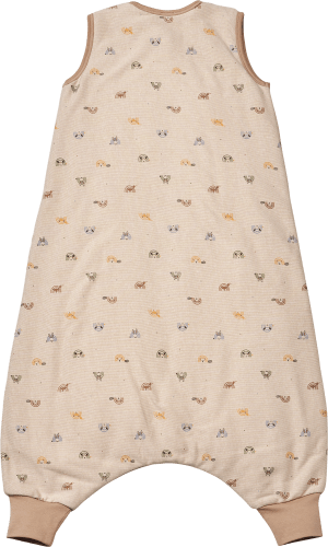 Schlafsack mit Beinen 2 mit TOG, Tier-Muster, cm, St braun, 1 110