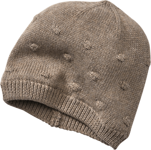 Mütze aus Strick, braun, Gr. 46/47, 1 St