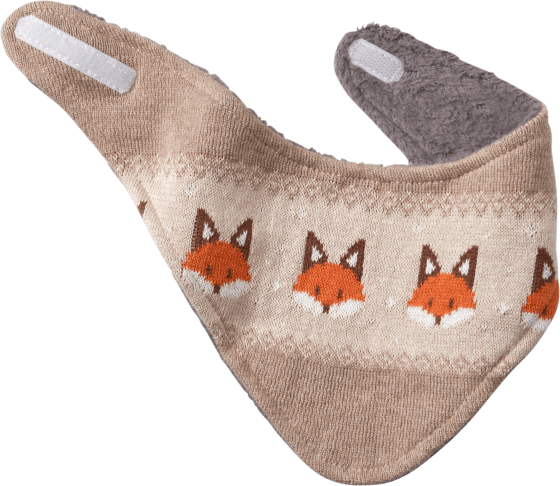 Halstuch aus Strick mit Fuchs-Muster, beige, 1 St | Kinderhandschuhe, -mützen & -schals