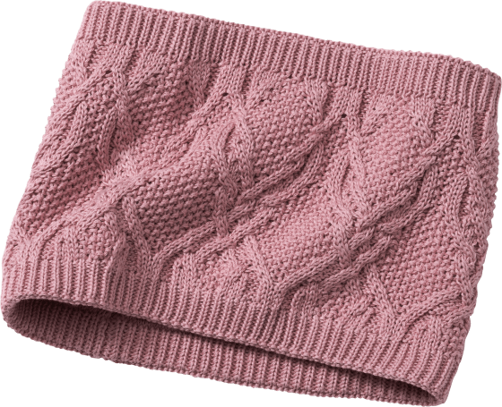 Loop Schal aus rosa, St 1 Strick