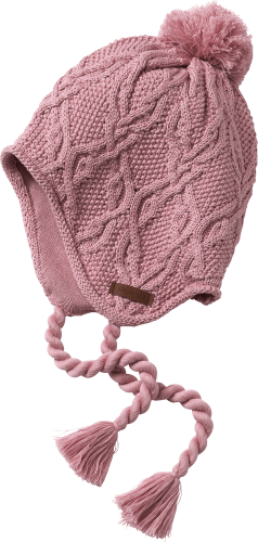 Mütze aus Strick, rosa, Gr. 50/51, 1 St