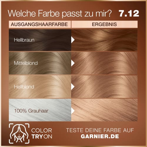 Haarfarbe 7.12 Latte Macchiato Braun, 1 St