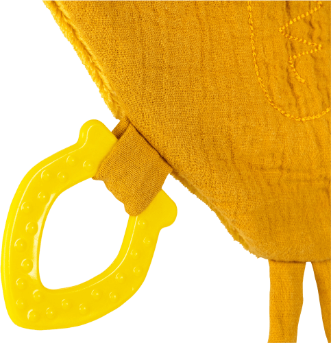 Schmusetuch Dino, gelb, 1 St