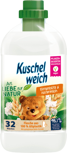 Weichspüler Aus Liebe Natur 32WL, 0,75 Birnenblüte Hafermilch, l zur 