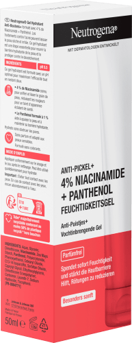 Gesichtsgel Anti Niacinamide+Panthenol, Pickel 50 ml