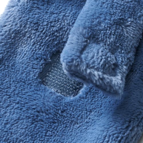 Schal aus Fleece, blau, 1 St