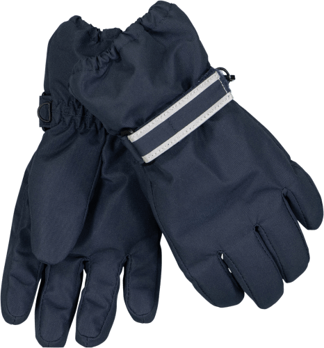 1 Handschuhe gefüttert, St 110/116, blau, Gr.