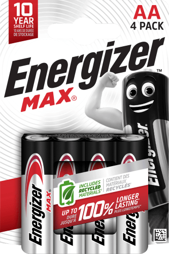 Energizer Alkaline Max Mignon 4St, AA St 4