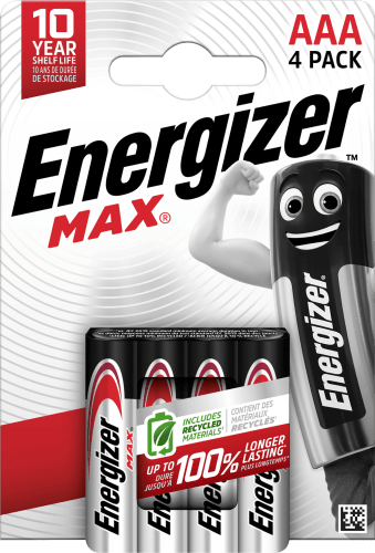 Energizer Alkaline Max AAA Micro 4St, St 4
