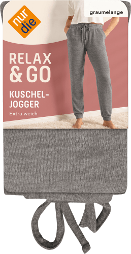 Kuschel Jogger Relax & Go grau, Gr. 40/42, 1 St | Strumpfhosen & Leggings