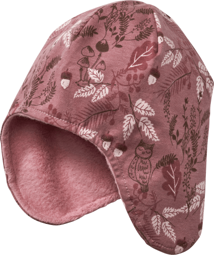 Mütze mit Wald-Muster, Gr. rosa, St 50/51, 1