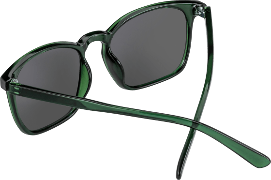 Sonnenbrille Erwachsene mit 1 St dunkelgrünem Rahmen