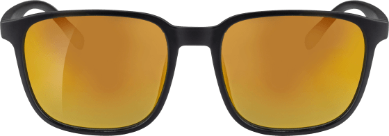Sonnenbrille Winter Erwachsene, schwarz mit gelber Tönung, 1 St
