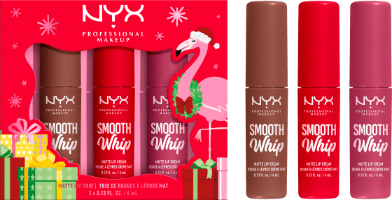 Cream Lip Smooth Geschenkset Trio, Holiday XMAS Matte 1 Whip St