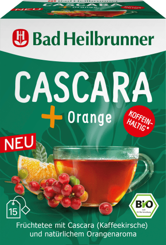 Früchtetee Cascara + Orange (15 Beutel), 27 g
