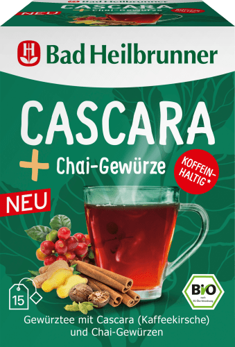 Gewürztee Cascara + Chai-Gewürze (15 Beutel), 27 g | Kaffee, Tee & Kakao
