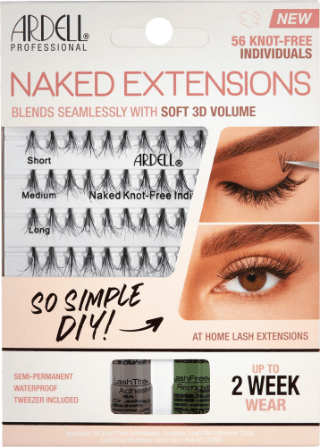 1 Naked Set St Extensions, Wimpern Künstliche